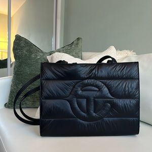 Telfar Medium Puff Shopper - Black